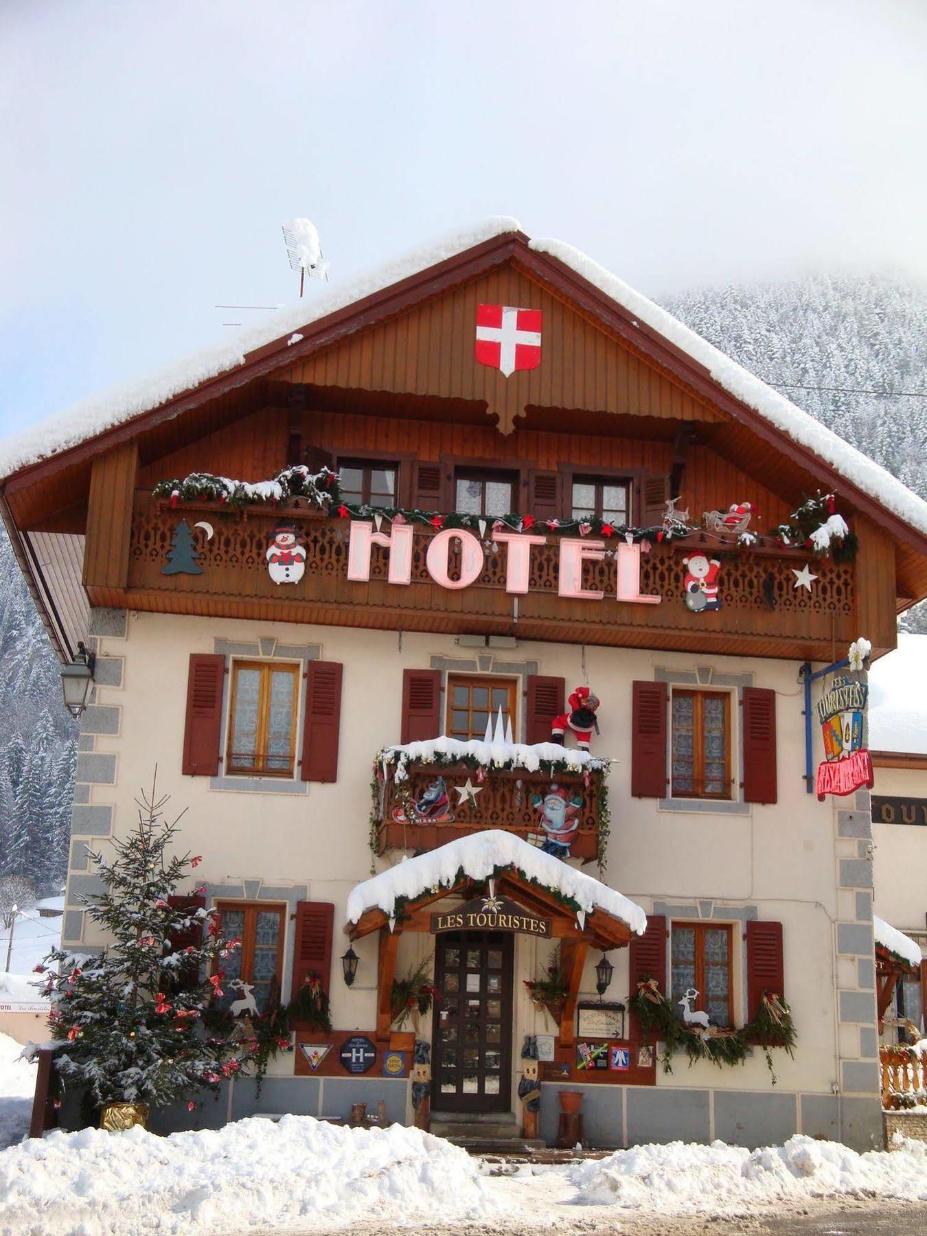 Les Touristes Hotell Abondance Exteriör bild